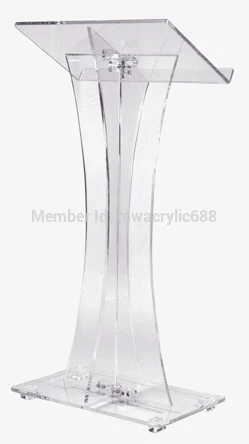 Pulpit furniture Hot Sell Deluxe Clear Acrylic Lectern acrylic pulpit