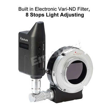 Aputure DEC Vari-ND Wireless Lens Adapter 8 Stops of Variable ND for EF Mount Lens to MFT /E-Mount Cameras Wireless Follow-Focus