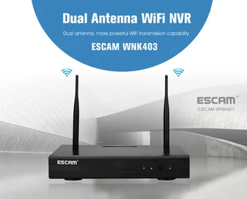 4CH WIFI NVR KIT WNK403 Wireless NVR Kit P2P 720P HD Outdoor IR Night Vision Security IP Camera WIFI CCTV Surveillance System