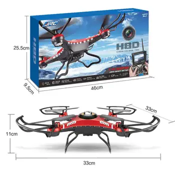 Upgrade JJRC H8D 4CH 5.8G FPV RC Quadcopter Drone HD Camera + Monitor+ 4 Battery Dropshipping ping A10