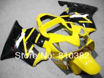 Motorcycle Fairing kit for HONDA CBR600 F4I 01 02 03 CBR600F4I 2001 2002 2003 F4I CBR600 yellow black ABS Fairings set HD82