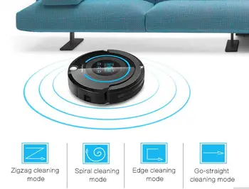PAKWANG A338 Full Go Robot vacuum cleaner Sweep, vacuum, mop and disinfection 4 in 1 Schedule Self-charging Vacuum Cleaner