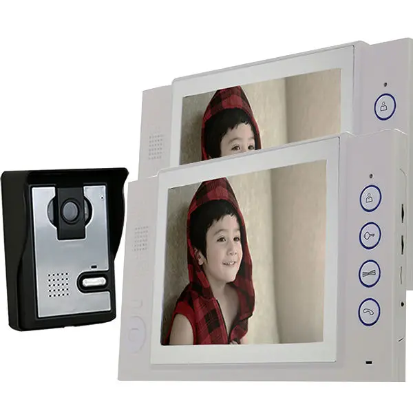 2016 Newest video door phone intercom system with high-resolution color display Can monitor, intercom, unlock function,rainproof