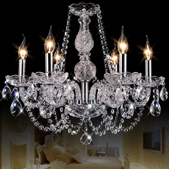 Modern led chandelier for kitchen Bedroom Glass K9 Crystal ceiling chandelier lustres de cristal Home decoration lamp pendientes