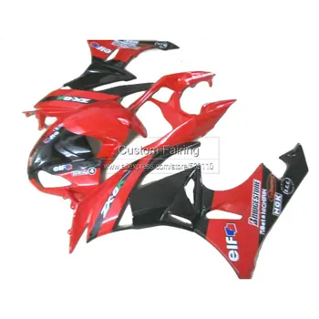 Custom Red fairing kit for Kawasaki zx6r ZX-6R 09 10 11 12 Ninja 2009 - 2012 stickers fairings xl11