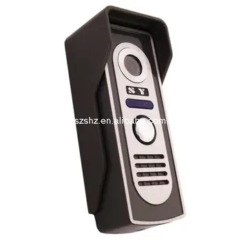 7''color villa video door phone Volume brightness contrast adjustable vodeo intercom night vision outdoor camera