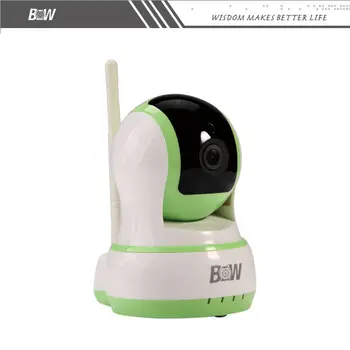 Mini Wi-Fi Camera PTZ Plug Play Onvif + Wifi Smoke Detector Automatic Alarm Security Camera Wireless Surveillance BW13GR
