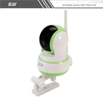 Mini Wi-Fi Camera PTZ Plug Play Onvif + Wifi Smoke Detector Automatic Alarm Security Camera Wireless Surveillance BW13GR