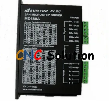 New MD680A 256 Microstep Driver 2phase DC24-80V 7.8A Stepper Drive fit 86 NEMA 34 Stepper Motor for Engraving Machine Feeder