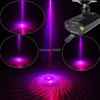 Mini Red Blue Laser 12 Patterns Projector Dance Disco Bar Family Party Xmas Stage Lights DJ Environment Light T15