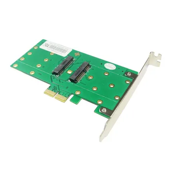 PCI express to 4 mSATA SSD RAID Card RAID0 RAID1 RAID10 Marvell HyperDuo PCI-e flash solutions accelerates databases