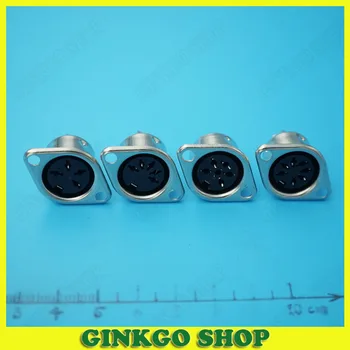 10pcs/lot 3/4/5/6/7/8 Pin DIN Female Connector Adapter Sockets MIDI Plug (Please leave message of which pins you want?)