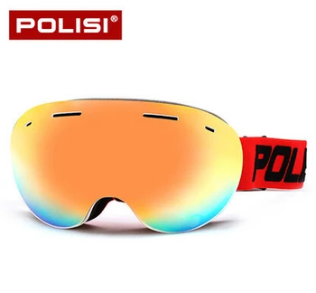 NEW Selling POLISI Professional Outdoor Climbing Snow Mirror Mountain Skiing Double Anti-Fog Ski Goggles