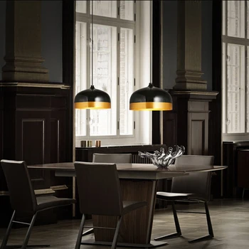 Modern pendant lights for living room dining room restaurants aluminum body LED pendant Lamp fixtures industrial cage lighting