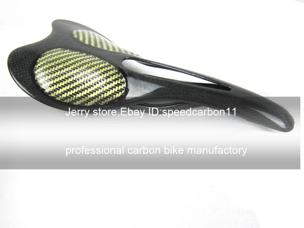 Carbon fiber bike saddle Cutout model,super light weight,NEW model
