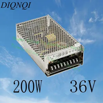Single Output Switching power supply for LED Strip light AC to DC 200W 36V 5.5A S-200-36