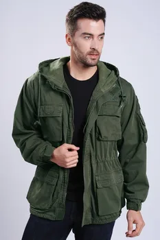 2 Style ,Outdoor Camping Men cotton Jackets can accept waist Military jackets US 101 army air force bomber Pilot Coats