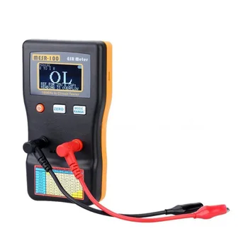 EWS MESR-100 Auto Ranging in Circuit ESR Capacitor / Low Ohm Meter Up to 0.001 to 100R, Support in Circuit Testing Black+Oran