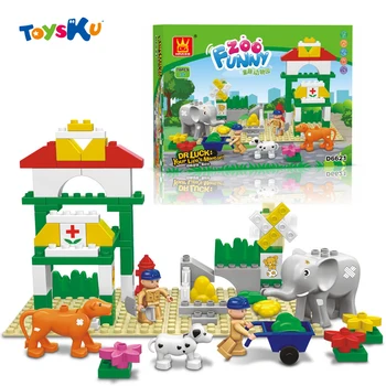 Animal Model Building Blocks Large Blocks For Small Hands Childern Early Educational Toys