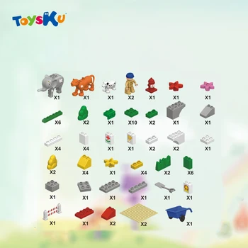 Animal Model Building Blocks Large Blocks For Small Hands Childern Early Educational Toys