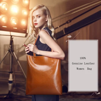 Genuine Leather Female Laptop Bag Luxury Handbags Women Bags Designer Messenger Bag Famous Brands Large Shoulder Bag Casual Tote