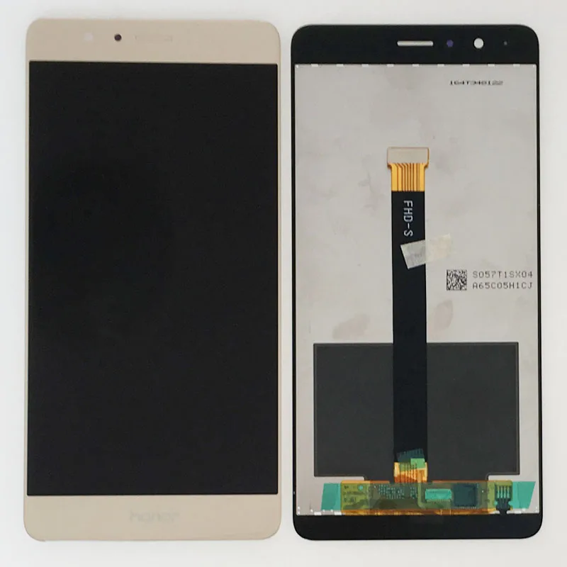 New Gold LCD Display Glass Touch Screen Assembly Pantalla For Huawei Honor V8 Replacement
