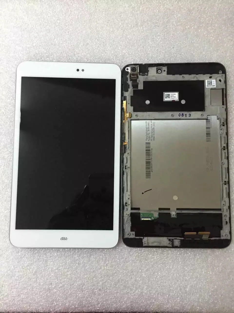 For Asus Memo Pad 8 ME581 ME581C ME 581 K015 Touch Screen Digitizer Glass + LCD Display with frame au logo