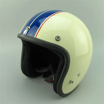 THH vintage motorcycle helmets jet scooter vespa helmet pilot open face moto helmet can add vintage helmet shield