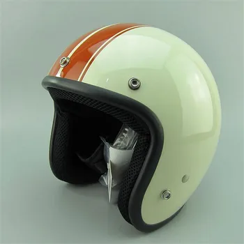 THH vintage motorcycle helmets jet scooter vespa helmet pilot open face moto helmet can add vintage helmet shield
