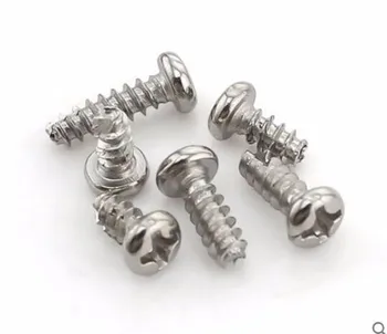 Round head self-tapping screws Cut-off Slotted carbon steel M2 screws PT screws