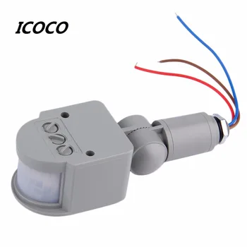 Motion Sensor Light Switch Outdoor AC 220V Automatic Infrared PIR Motion Sensor Switch for LED Light 2016