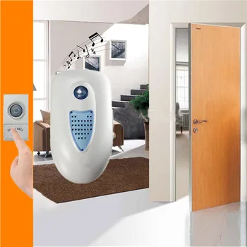 110V 38 Chimes 2 Receiver Wireless Door Bell Doorbell Digital Remote Control Home Housing Security Safely