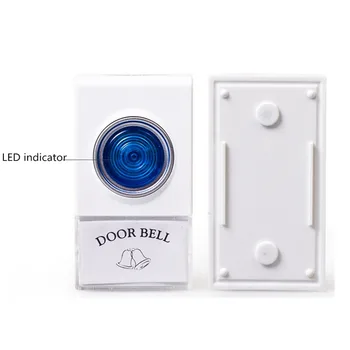 110V 38 Chimes 2 Receiver Wireless Door Bell Doorbell Digital Remote Control Home Housing Security Safely