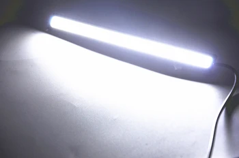 1Pcs Car-styling Ultra Bright 12W LED Daytime Running lights DC 12V 17cm Waterproof Auto Car DRL COB Driving Fog lamp