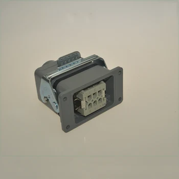 HE-006-2D European standard side entry 16A 400V/500V industriaI harnesses wire Harting heavy duty crimp comectors