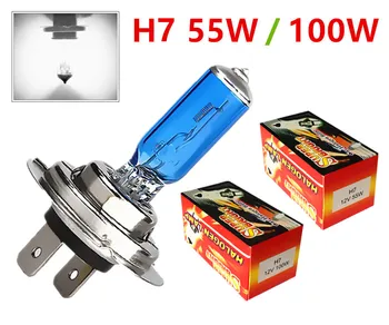 Super White Halogen Bulb H1 H3 H4 H7 H8 H11 9005 HB3 9006 HB4 880 881 12V 24V 27W / 35W / 55W / 100W 5000K Car Headlight Lamp