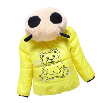 Children Clothing panda Cartoon Outwear Boys Girls Winter Wear Thickening Outerwear Coat Cotton-Padded Childr Children Outerwear