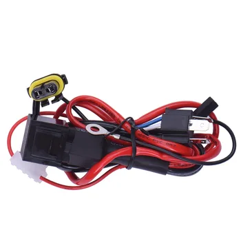 35W/ H4-3 Xenon / H4 car HID Xenon Motorcycles / Trunking light relay harness kit for universal Cars 12V