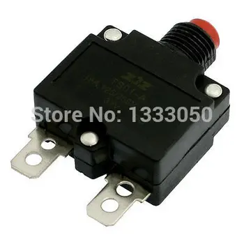 1PC DC 32V Red Push Button Air Compressor Circuit Breaker Overload Protector 5A 10A 15A 20A