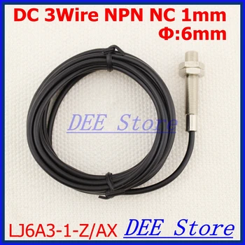 3wire Diameter 6MM Inductive Proximity Sensor NPN NC DC6-36V Detection distance 1MM Proximity Switch sensor switch LJ6A3-1-Z/AX