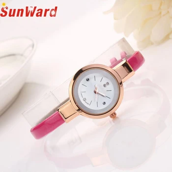SunWard New Watch Fashion Women Lady Round Quartz Analog Bracelet Watches Gift Wrist Watch Bangle Bracelet Women Relojes