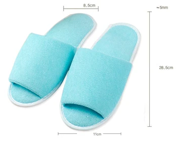 Disposable slippers for travel trainers folding slipper women men flip flops for hotel guests cloth slippers restaurant supplies