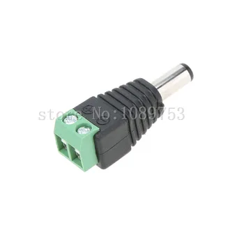20pcs 2.1 x 5.5mm DC Power Male Plug Jack Adapter Connector Socket for CCTV