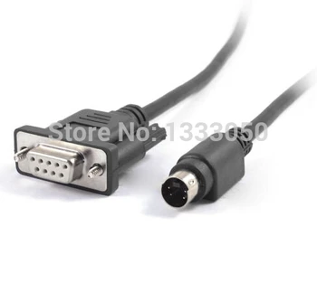 8.2 Ft 4P Mini Din to DB9P RS422 PLC Programming Cable for Fatek FBS