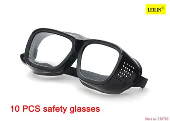 10PCS Safety Glasses Labour Working Protective Glasses Workplace Eye Protection Clear Safety Spectacles glasses welding