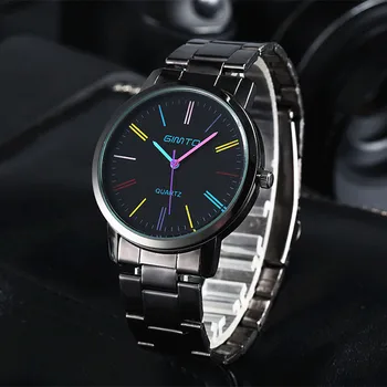 2017 Top GIMTO luxury brand watches women geneva watch ladies reloj mujer stainless steel watch relogio Feminino