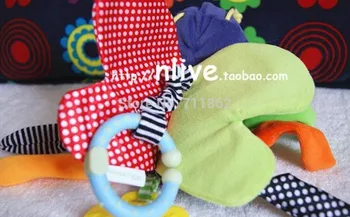 Baby bed hanging toy plush Bee Activity wind chimes teether bed hanging rattles infant toys
