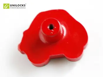 UNILOCKS 10Pcs/Lot Color Baby Cartoon Red Car Plastic Kitchen Cabinet And Furniture Door Knobs