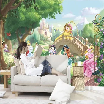 Photo background wallpaper photography American princess cartoon office suite hotel wall mural murals-3d wall papers home decor