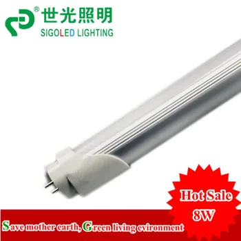 T8 led tube ,AC85-165V AC165-265V 8W,3528 120pcs 2feets 0.6m 750lm diffused or clear cover